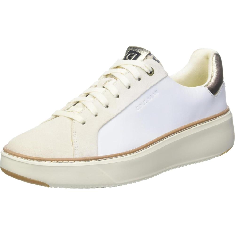image:imageCole Haan Womens Grandpro Topspin SneakersWhiteLeopard Print