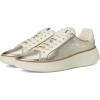 Soft Gold Metallic/Perforated Leather