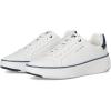 White/Navy Crocodile Print