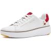White/Rio Red Suede