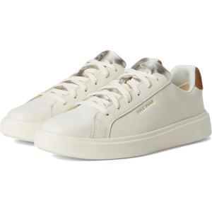 Cole Haan Women’s Grand Crosscourt Daily Sneaker(Ivory/Golden Toffee Suede)