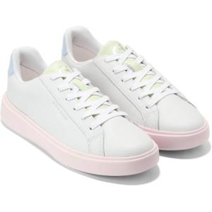 Cole Haan Women’s Grand Crosscourt Daily Sneaker(Optic White/Heather/Primerose Pink)