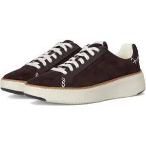 Cole Haan Women’s Grandpro Topspin Sneakers(Dark Chocolate Suede/Dark Chocolate Leather)