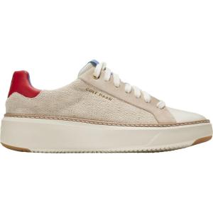 Cole Haan Women’s Grandpro Topspin Sneakers(Natural Canvas/Ivory/Goji Berry)
