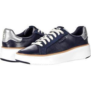 Cole Haan Women’s Grandpro Topspin Sneakers(Navy Ink/Argento)
