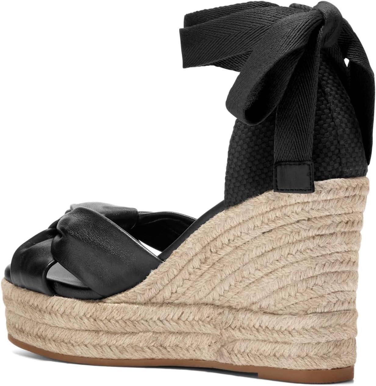 image:imageCole Haan womens Cloudfeel Hampton WedgeBlack LtrBlack Canvas
