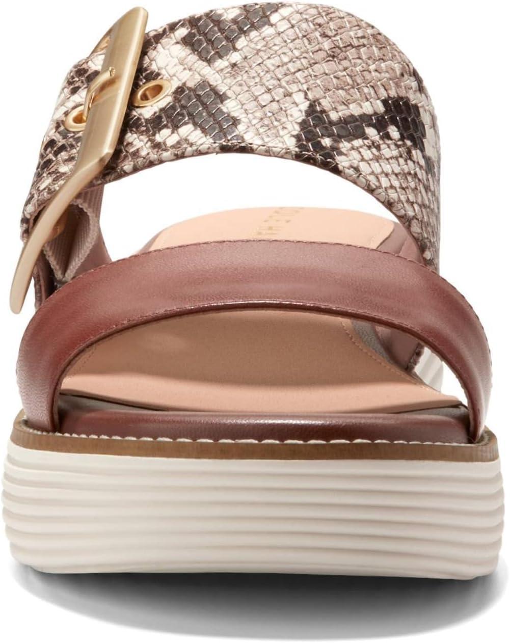 image:imageCole Haan womens Originalgrand Platform SlidesSandollar Snake PrintDk CuoioIvory