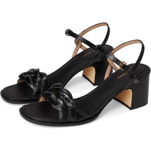 Cole Haan womens Ambrose Braided(Black Croc Print Ltr)