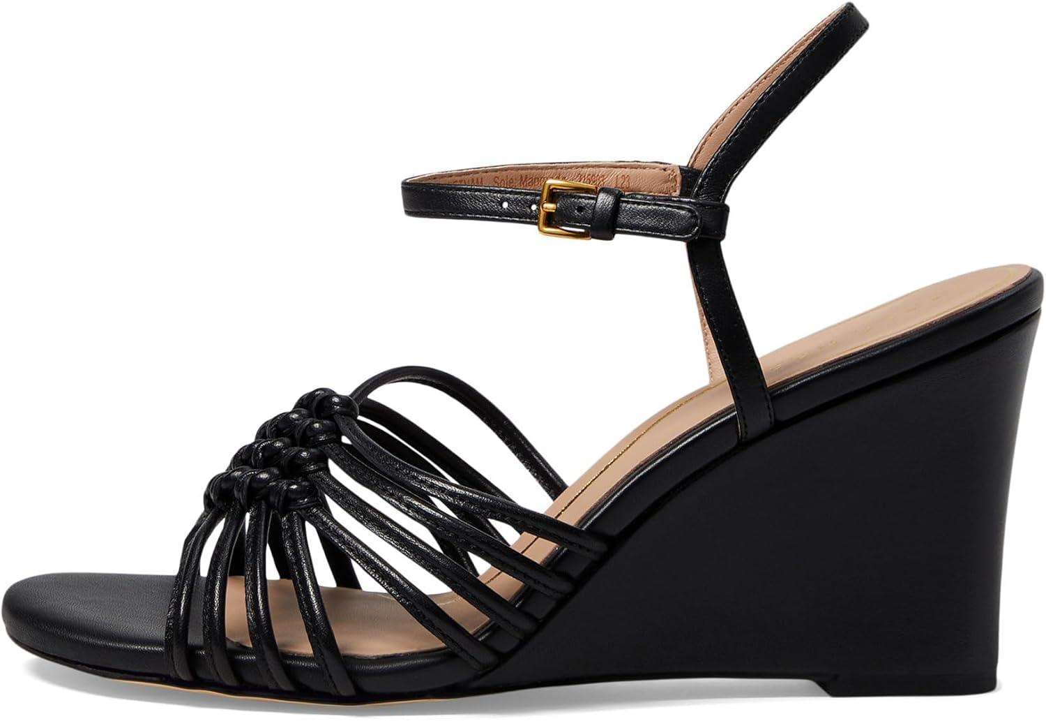 image:imageCole Haan Womens Jitney Knot WedgeBlack Leather