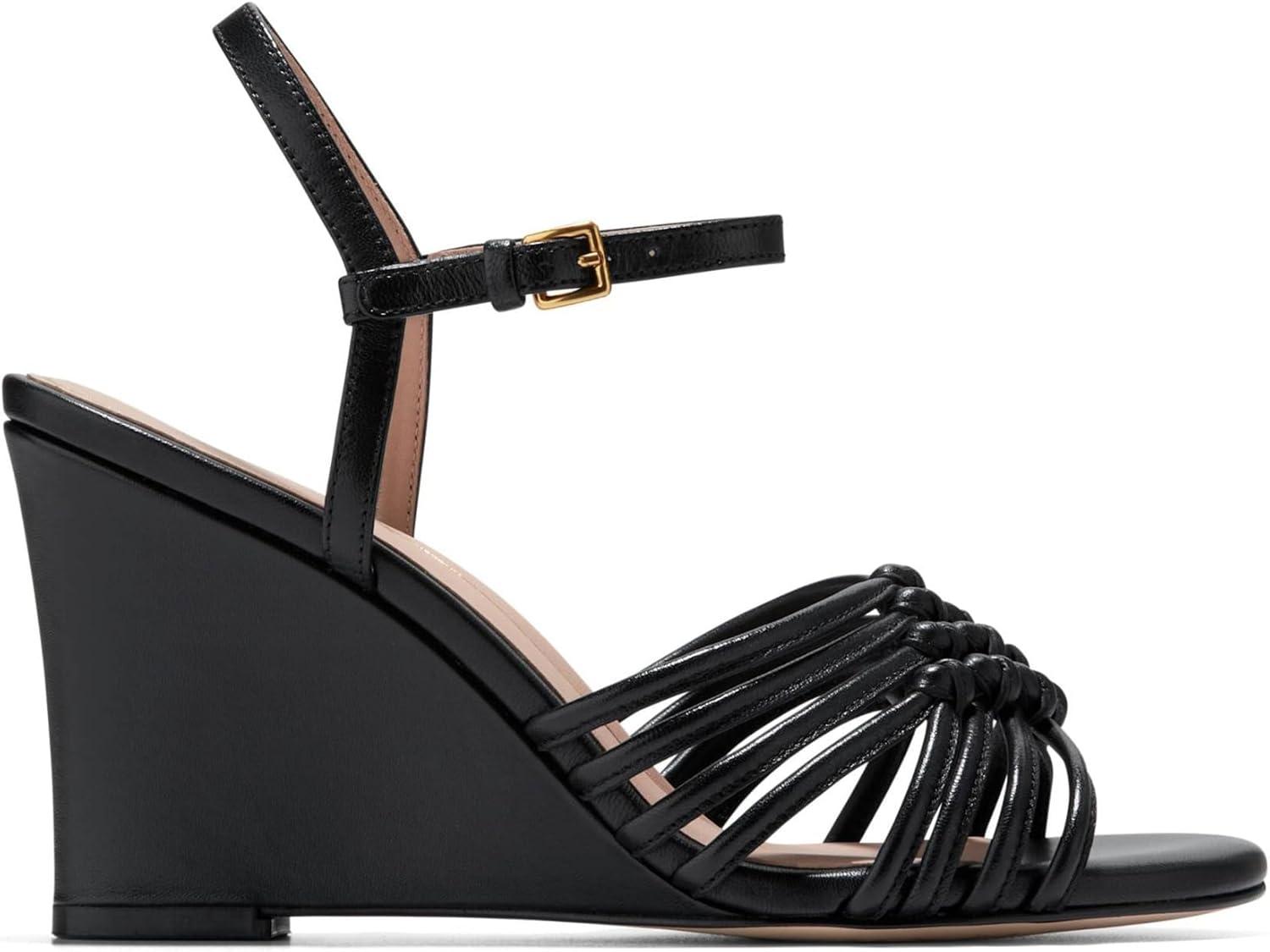 image:imageCole Haan Womens Jitney Knot WedgeBlack Leather