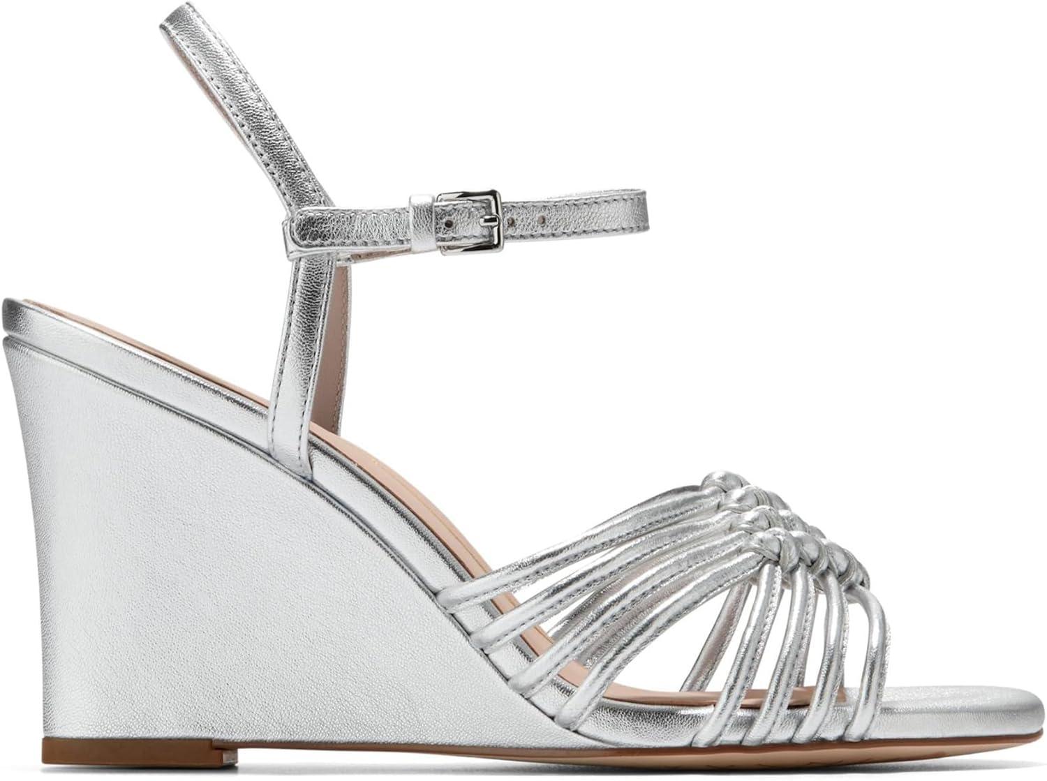 image:imageCole Haan Womens Jitney Knot WedgeSilver Ltr