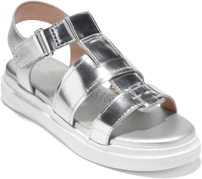 image:imageCole Haan mens Grandpr Rally Fisherman SandalSilver Specchio
