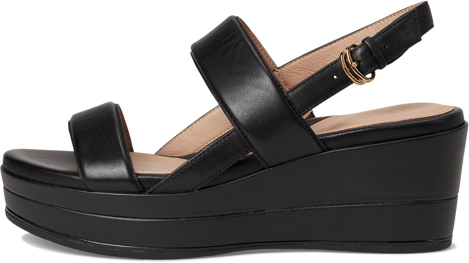 image:imageCole Haan womens Aislin Wedge SandalBlack Leather