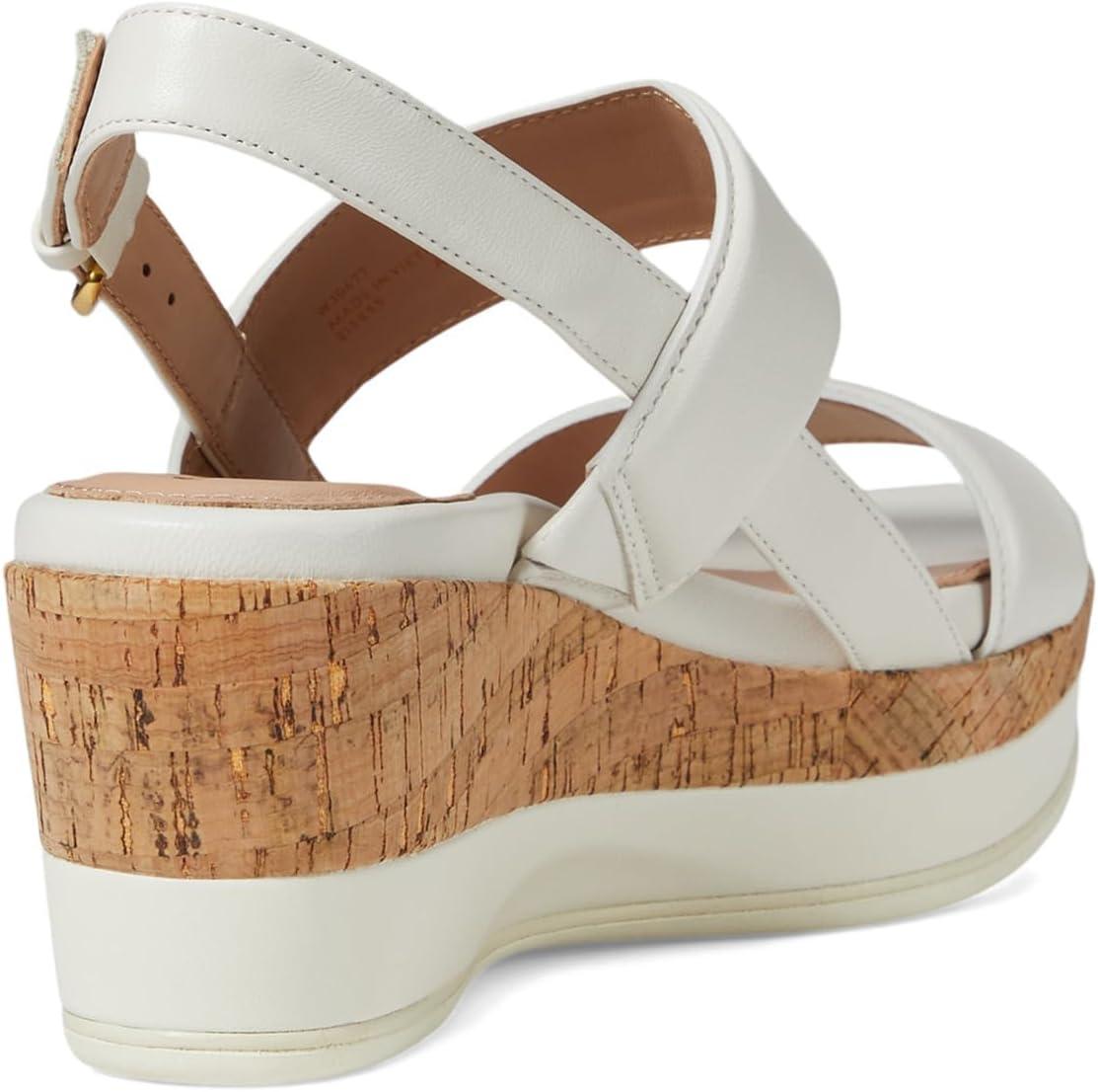 image:imageCole Haan womens Aislin Wedge SandalIvory LtrNat Cork