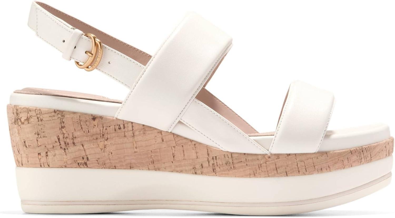 image:imageCole Haan womens Aislin Wedge SandalIvory LtrNat Cork