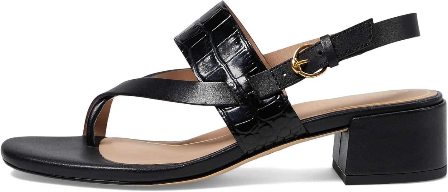image:imageCole Haan womens Anica Lux Block HeelHeeled SandalBlack Leather