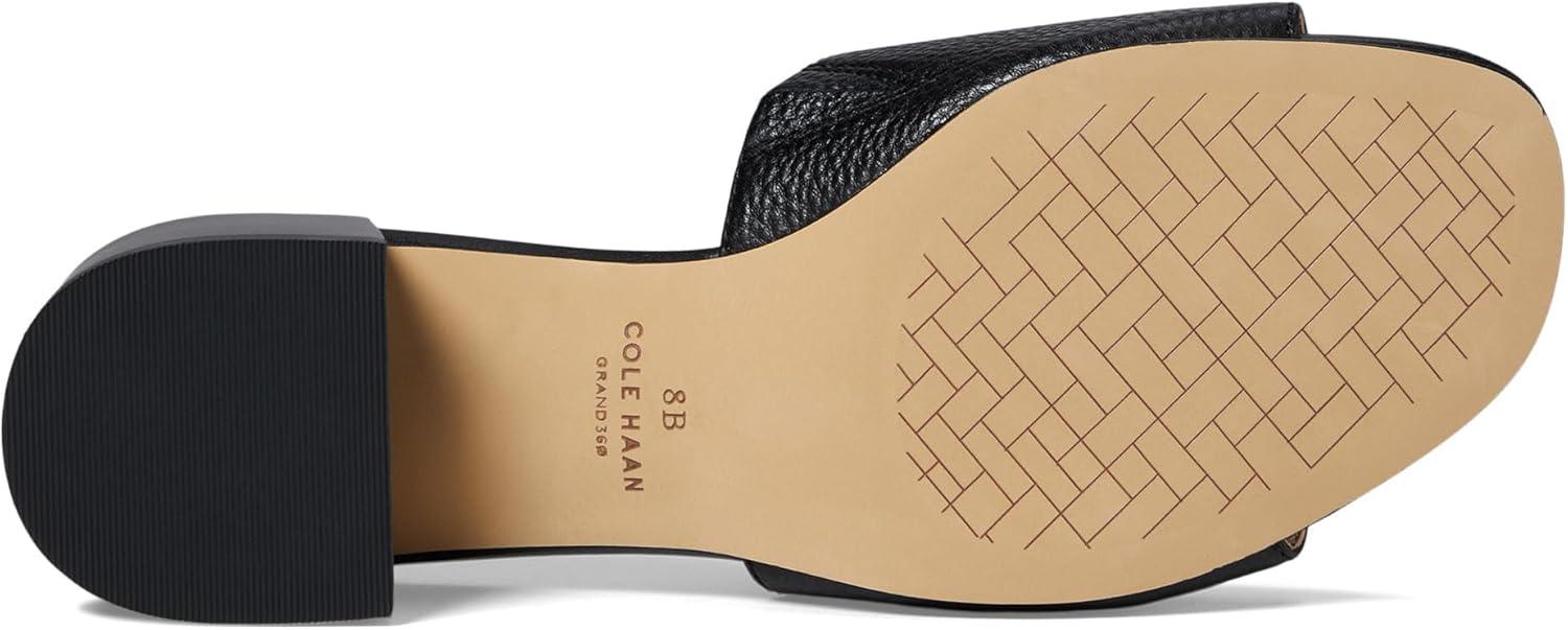 image:imageCole Haan womens Calli Single Band Block HeelBlack LeatherPrincess