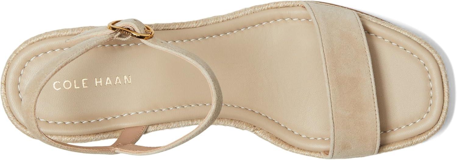 image:imageCole Haan womens Cloudfeel Keeton Espadrille FlatformLight Sesame SuedeIvory