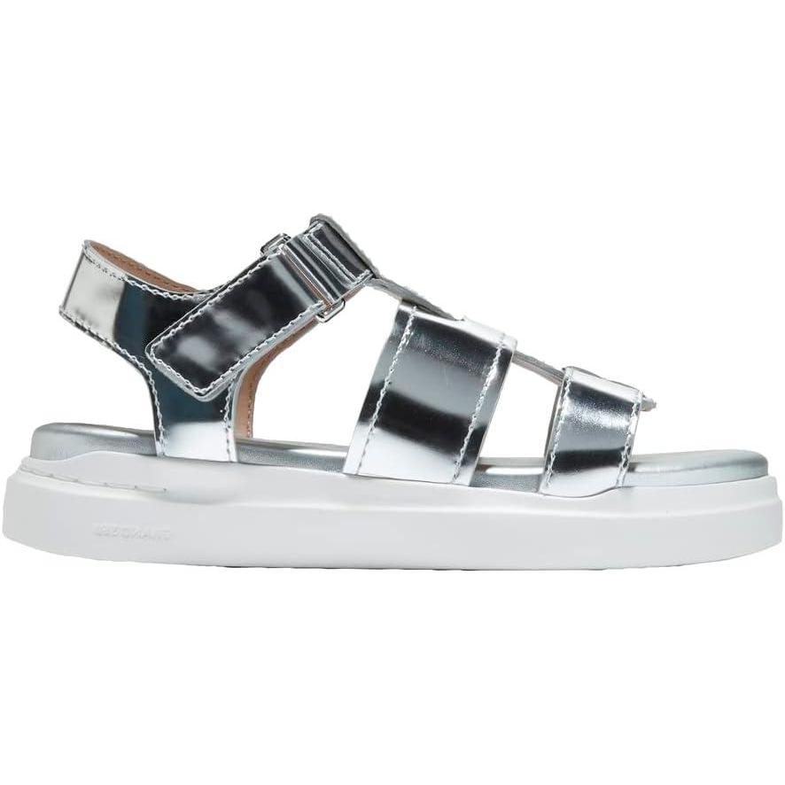 image:imageCole Haan mens Grandpr Rally Fisherman SandalSilver Specchio