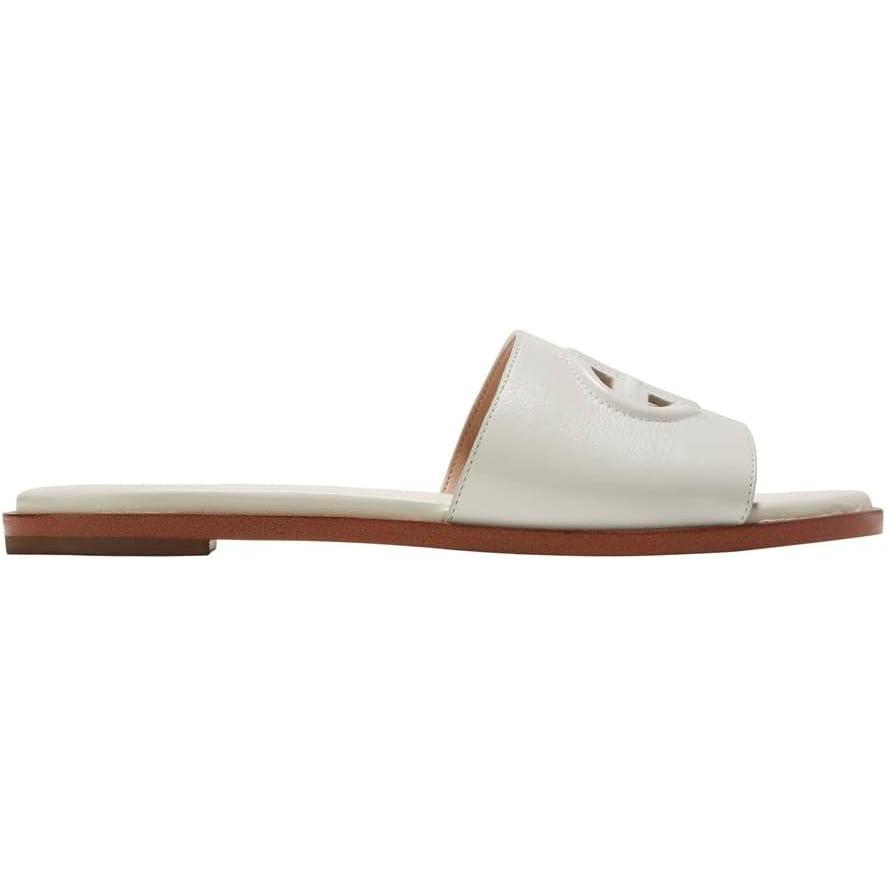 image:imageCole Haan womens Flynn Logo SlideEgret Leather