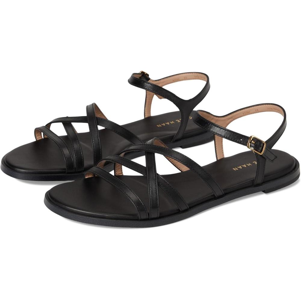 image:imageCole Haan womens Flynn StrappyBlack Leather