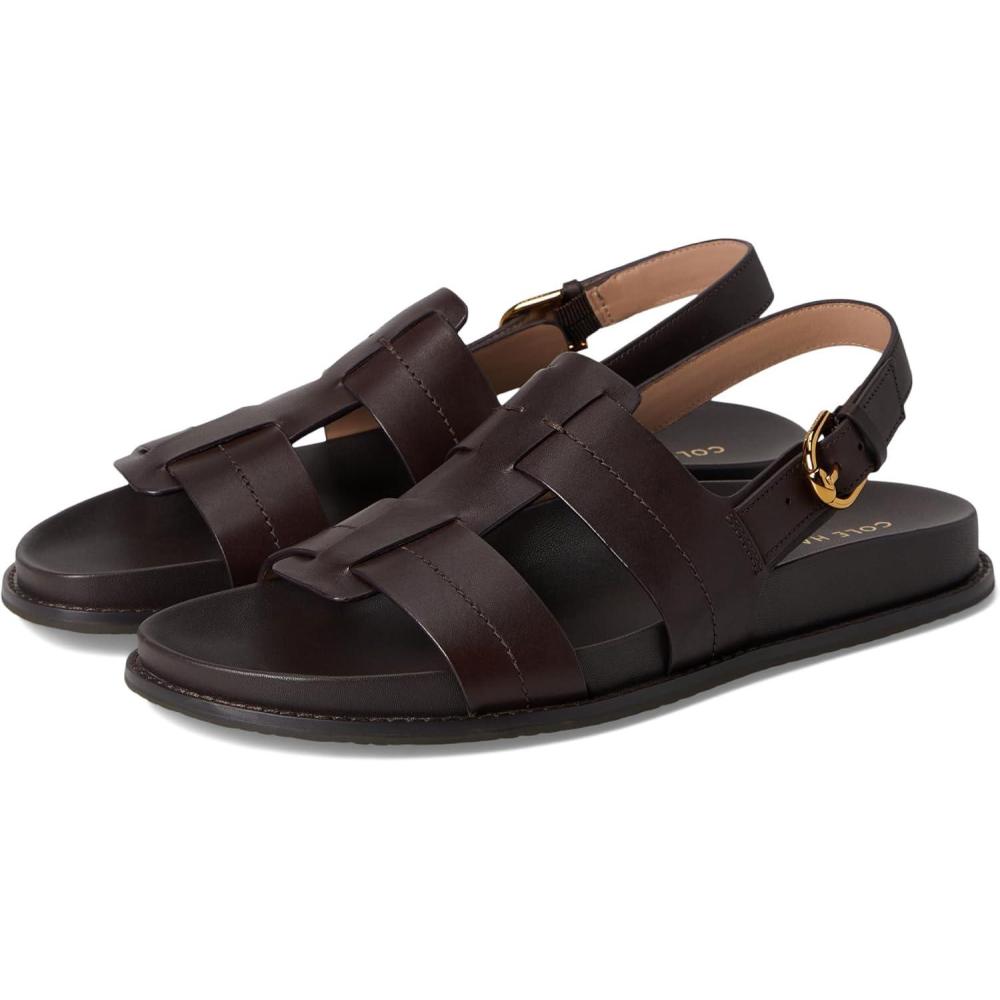 image:imageCole Haan womens Marlee Fisherman FootbedDk Chocolate Lthr