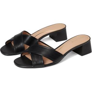 Cole Haan womens 40mm Landon Heeled(Black Leather)