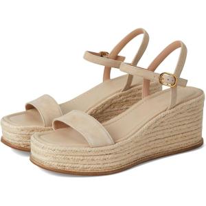 Cole Haan womens Cloudfeel Keeton Espadrille Flatform(Light Sesame Suede/Ivory)