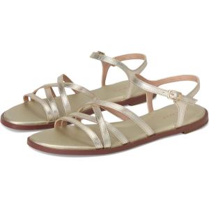Cole Haan womens Flynn Strappy(Soft Gold Leather)