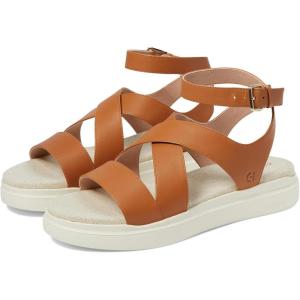 Cole Haan womens Grandpro Rally Castine Sandle(Pecan/Ivory)