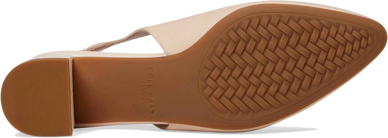 image:imageCole Haan Womens 45mm High Heel Goto SlingbackCh Bleached Tan Ltr