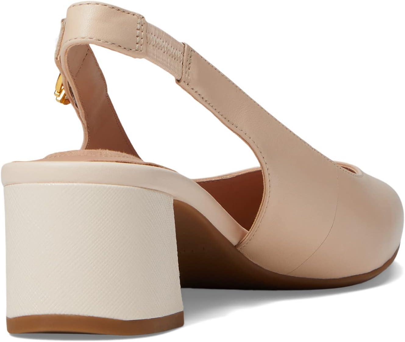 image:imageCole Haan Womens 45mm High Heel Goto SlingbackCh Bleached Tan Ltr