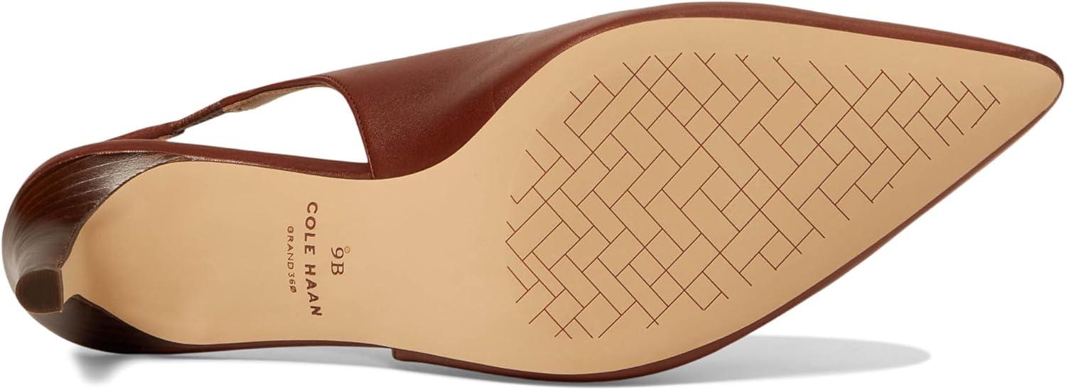 image:imageCole Haan Womens 65mm High Heel Vandam SlingBiscuitCuoioIvory
