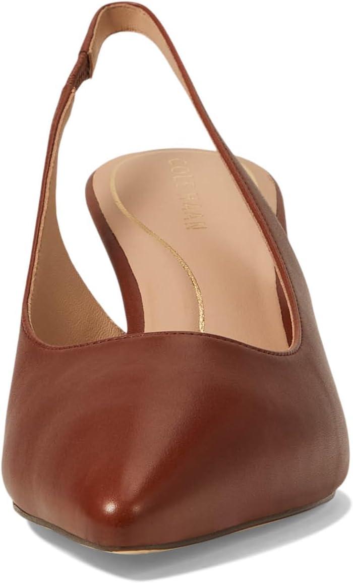 image:imageCole Haan Womens 65mm High Heel Vandam SlingBiscuitCuoioIvory