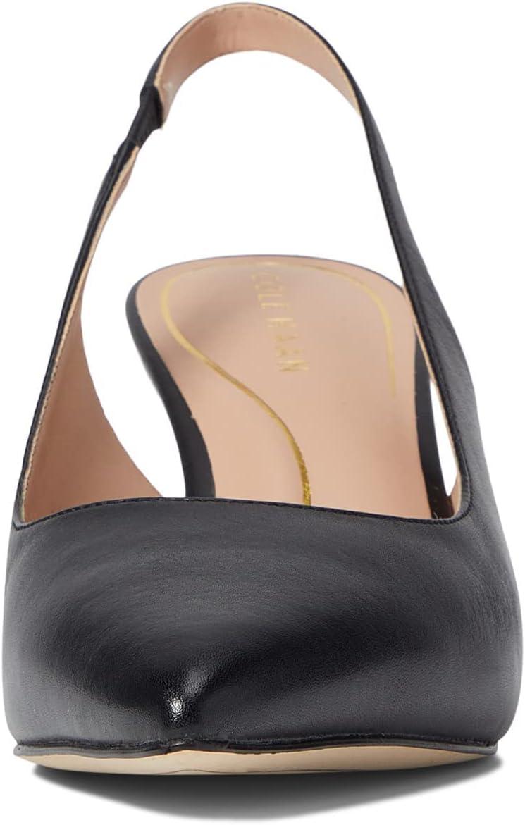 image:imageCole Haan Womens 65mm High Heel Vandam SlingBlack Leather