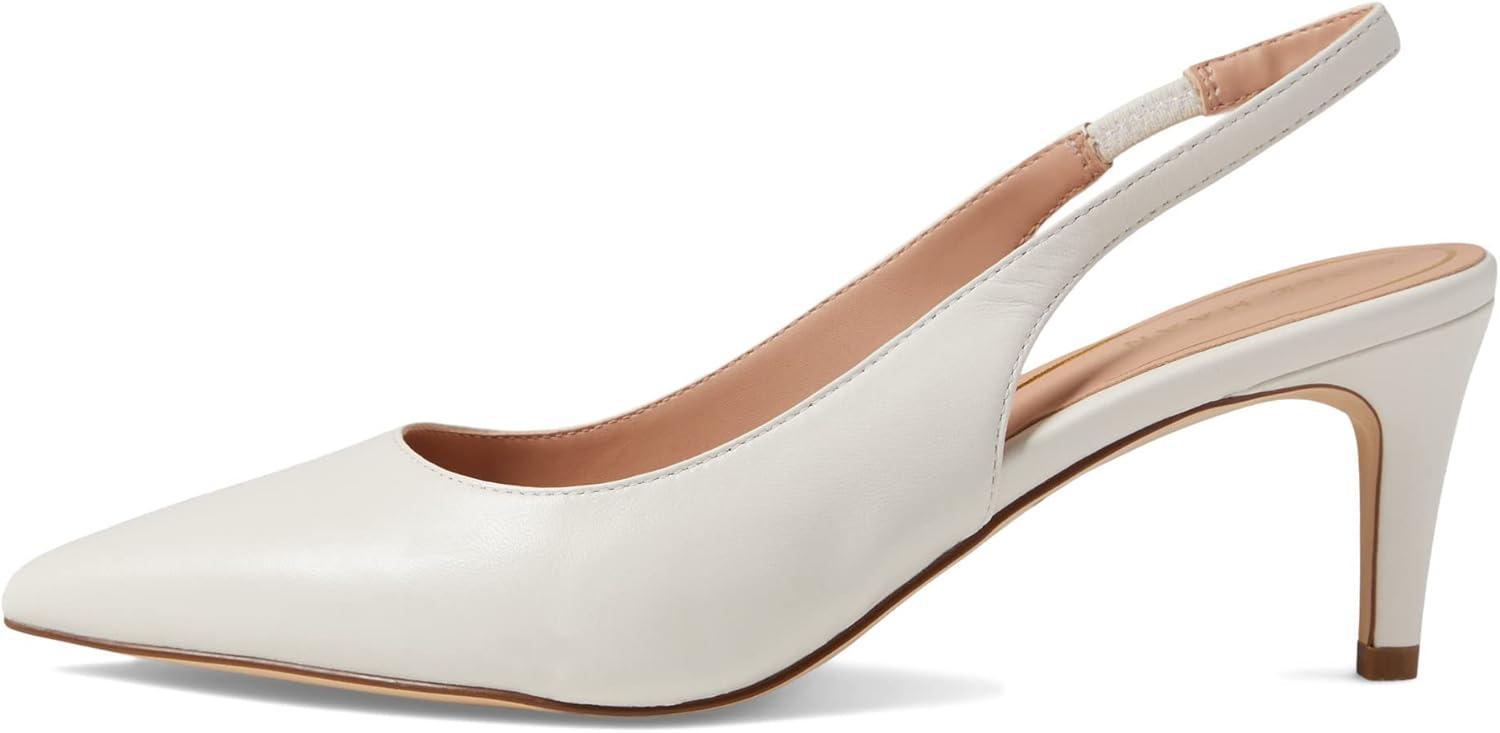 image:imageCole Haan Womens 65mm High Heel Vandam SlingIvory Leather