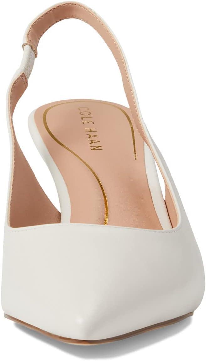 image:imageCole Haan Womens 65mm High Heel Vandam SlingIvory Leather