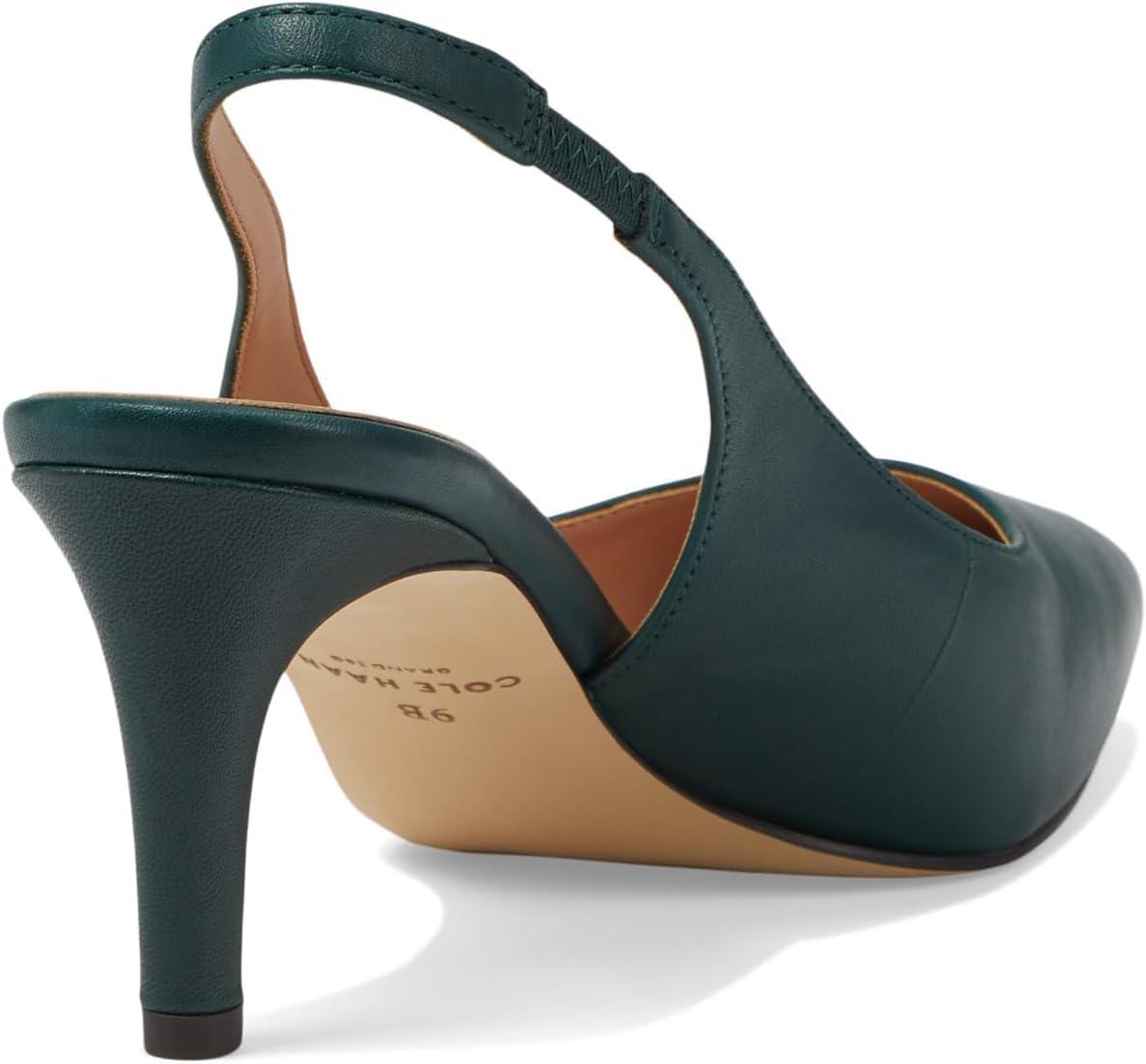 image:imageCole Haan Womens 65mm High Heel Vandam SlingScarab Leather