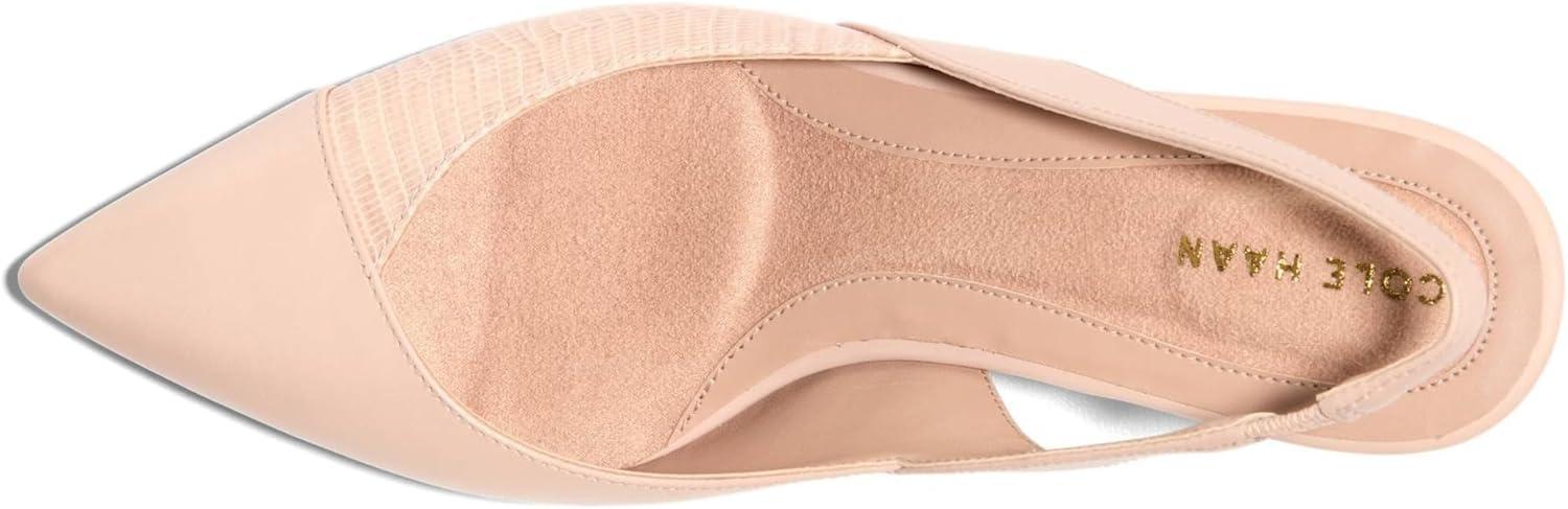image:imageCole Haan Womens Goto Slingback 65mmPorcelain Lizard Print