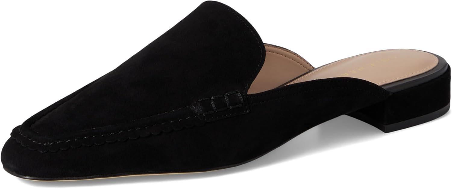 image:imageCole Haan Womens Pollina Scalloped MulesBlack Suede