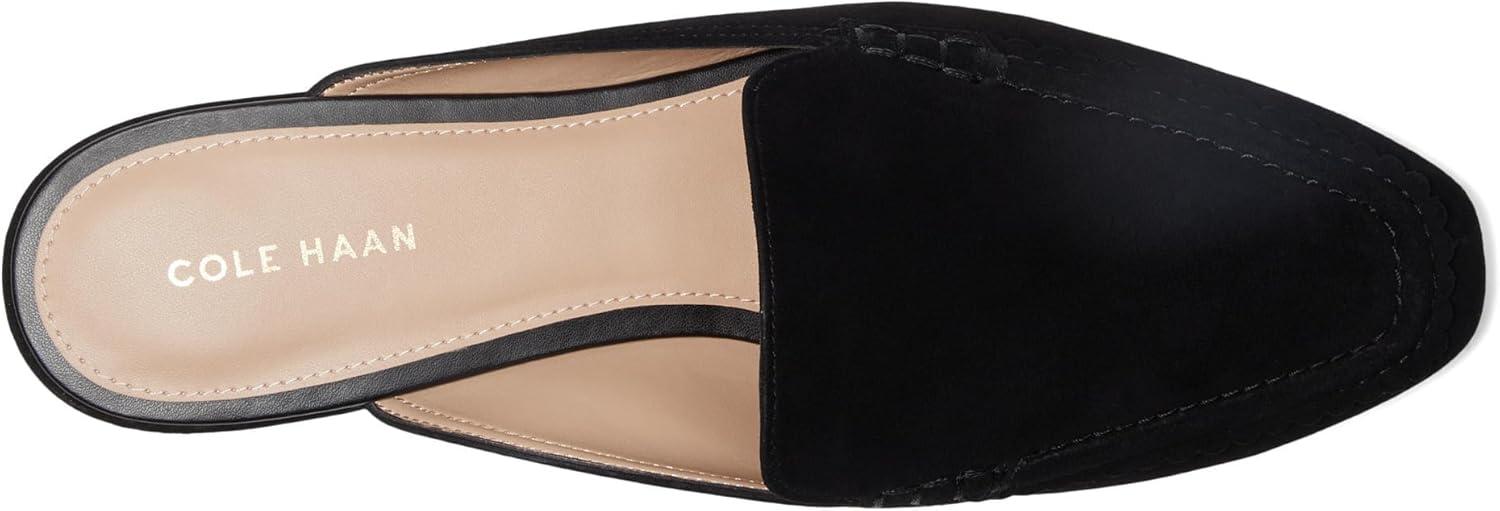 image:imageCole Haan Womens Pollina Scalloped MulesBlack Suede