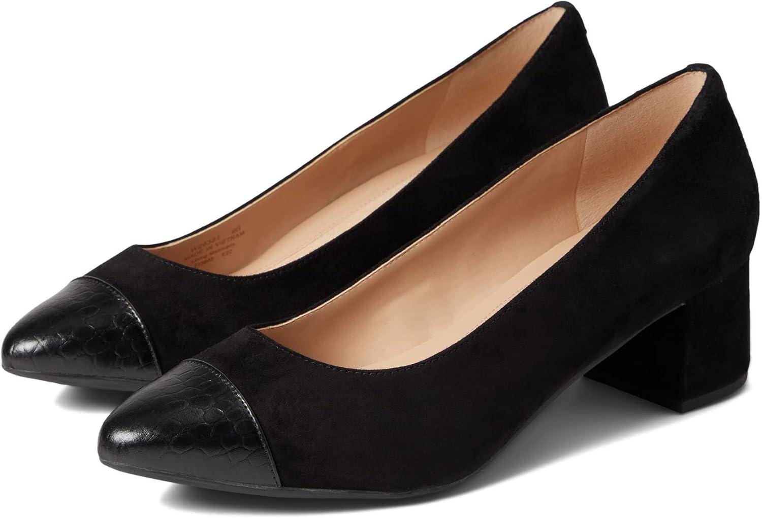 image:imageCole Haan Womens Shoes 45mm High Heel GotoBlack Suede