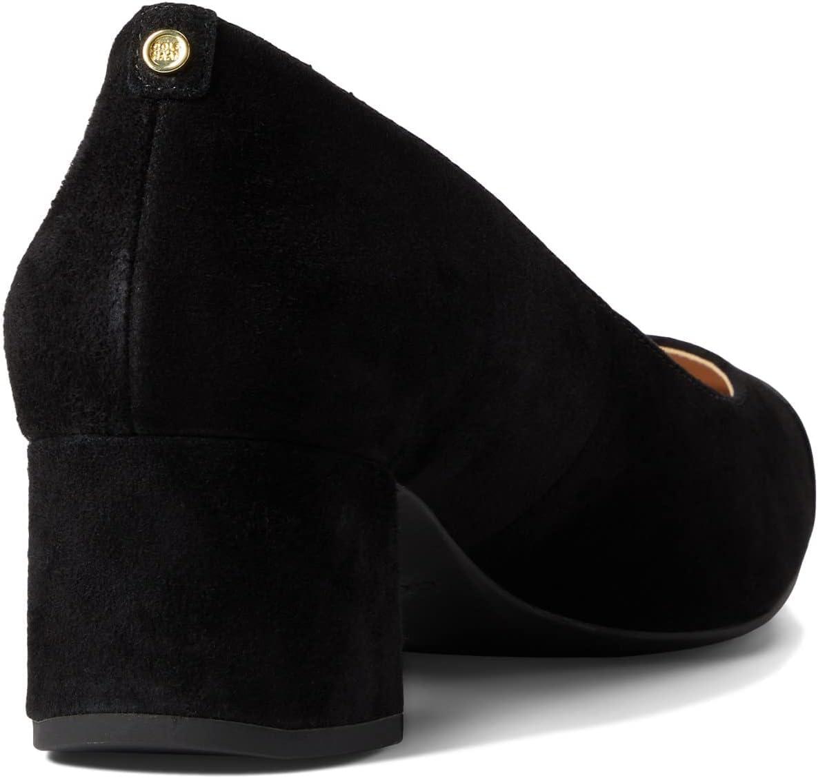 image:imageCole Haan Womens Shoes 45mm High Heel GotoBlack Suede