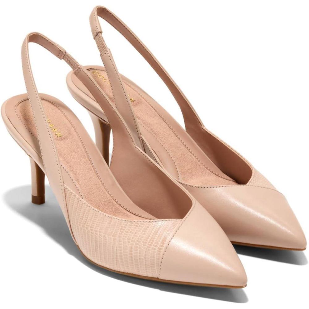 image:imageCole Haan Womens Goto Slingback 65mmPorcelain Lizard Print