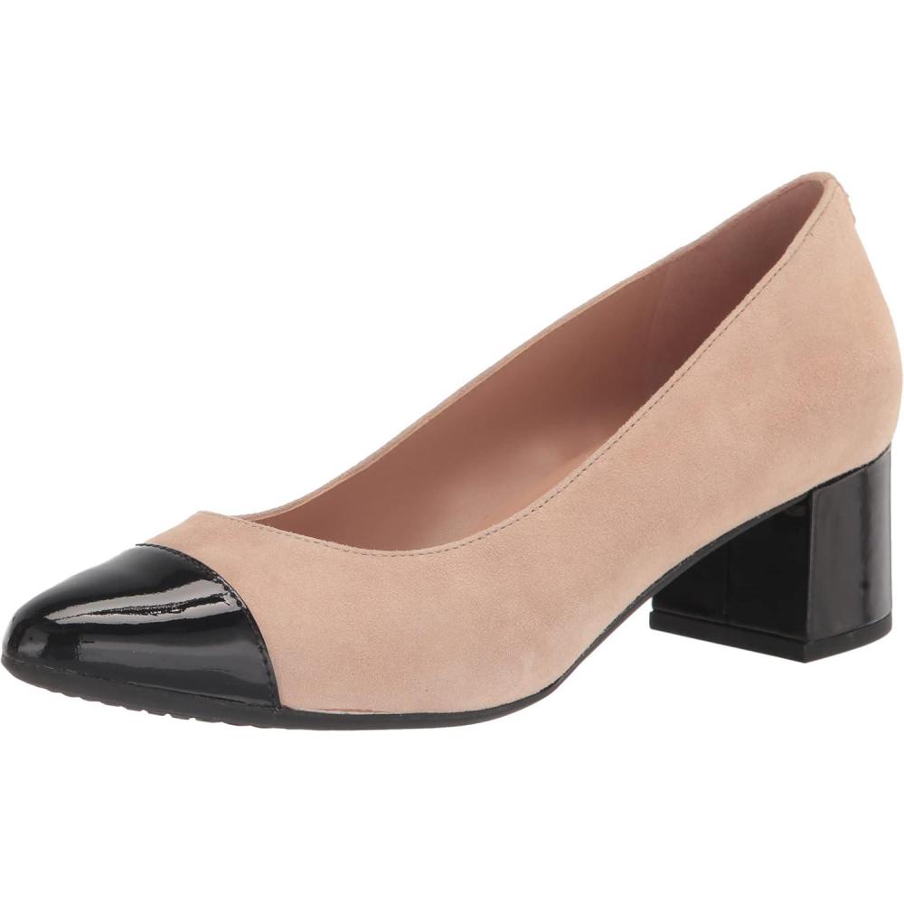 image:imageCole Haan Womens Shoes 45mm High Heel GotoBrush SdeBlack Patent ToeBlack Os