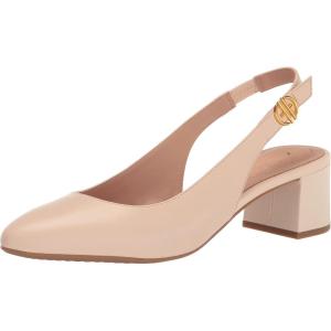 Cole Haan Womens 45mm High Heel Go-to Slingback(Ch Bleached Tan Ltr)