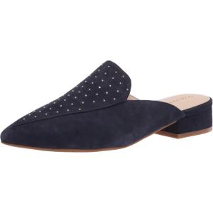 Cole Haan Women’s Piper Mule(Marine Blue Eco Flora Suede W/Studs)