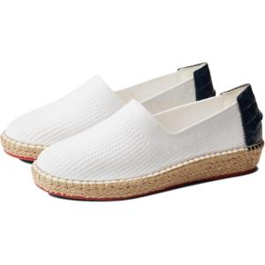 Cole Haan Womens W14241(Optic White Knit Moonlit Ocean Leather True Red Outsole)