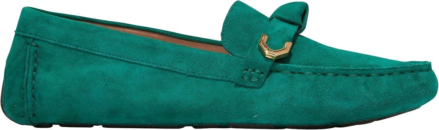 image:imageCole Haan Womens Evelyn Bow DriverAventurine Suede