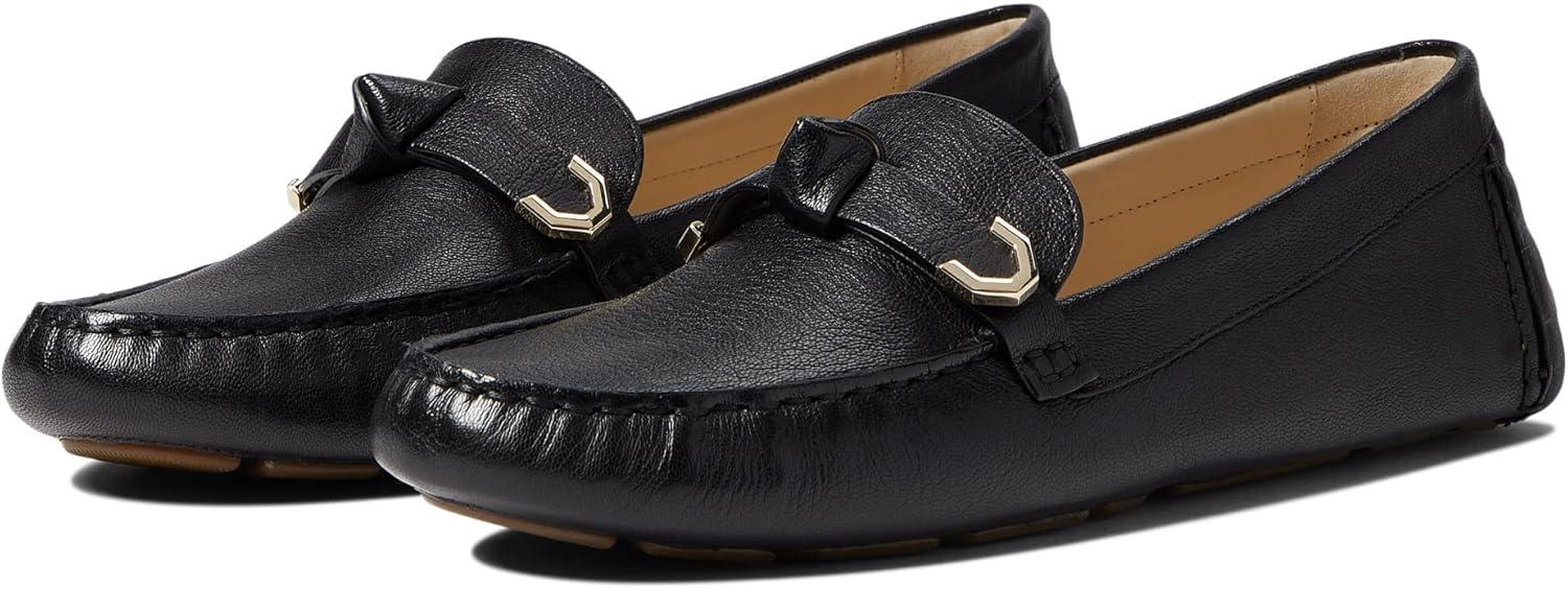 image:imageCole Haan Womens Evelyn Bow DriverBlack Leather